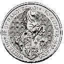 Queen's Beasts White Horse of Hanover 2 Unzen Silbermünze 2020 | differenzbesteuert