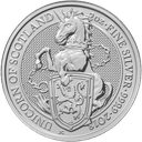 Queen's Beasts Unicorn of Scotland 2 Unzen Silbermünze 2018 | differenzbesteuert