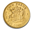100 Pesos Liberty Goldmünze Chile