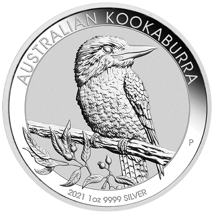 Kookaburra 1 Unze Silbermünze 2021 differenzbesteuert