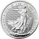 Britannia 1 Unze Silbermünze 2021 differenzbesteuert