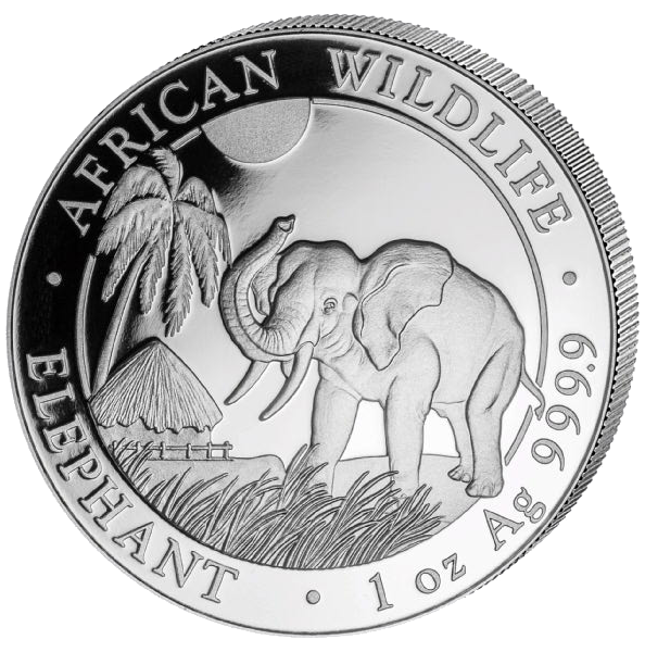 Somalia Elefant 1oz Silbermünze 2017 differenzbesteuert