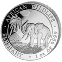 Somalia Elefant 1oz Silbermünze 2017 differenzbesteuert