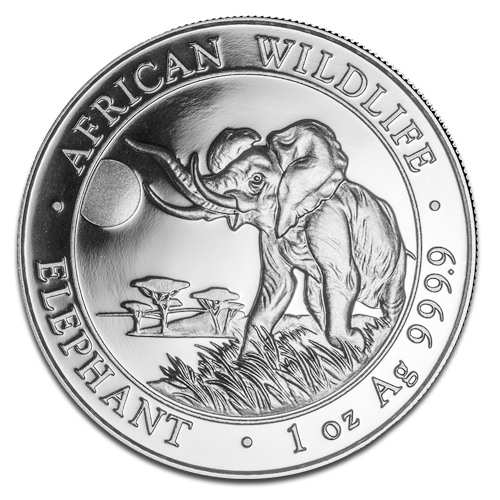 Somalia Elefant 1 Unze Silbermünze 2016 | differenzbesteuert