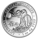 Somalia Elefant 1 Unze Silbermünze 2016 | differenzbesteuert