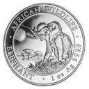 Somalia Elefant 1oz Silbermünze 2016 differenzbesteuert