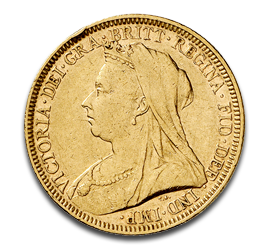 1 Pfund Sovereign Victoria Old Head Goldmünze | 1893-1901