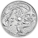 Australian "Chinese Myths & Legends" Drache und Phönix 1 Unze Silbermünze 2017 differenzbesteuert