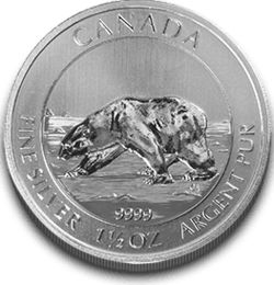 Polar Bär 1,5oz Silbermünze 2013 differenzbesteuert