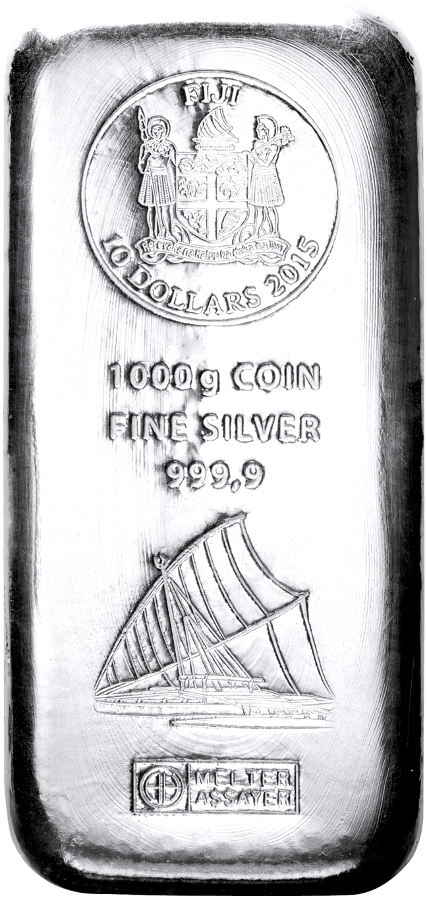 Fiji Island Münzbarren 1 Kilo Silber | differenzbesteuert