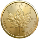 Maple Leaf 1 Unze Goldmünze 2021