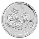 Lunar II Affe 1/2 Unze Silbermünze 2016 | differenzbesteuert
