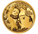 China Panda 3g Goldmünze 2021