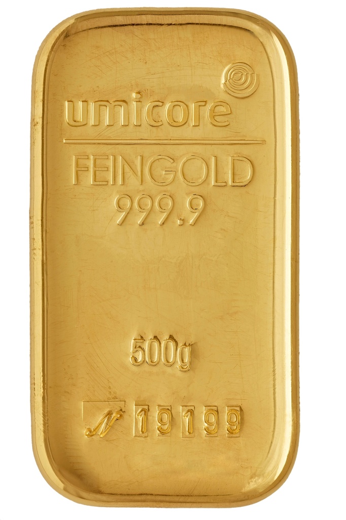 500 Gramm Goldbarren | Umicore
