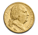 20 Franken Ludwig XVIII. Goldmünze | 1816-1824 | Frankreich