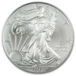 American Eagle 1 Unze Silbermünze 2013 differenzbesteuert