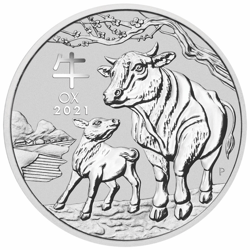Lunar III Ochse 10 kilo Silbermünze 2021 | differenzbesteuert
