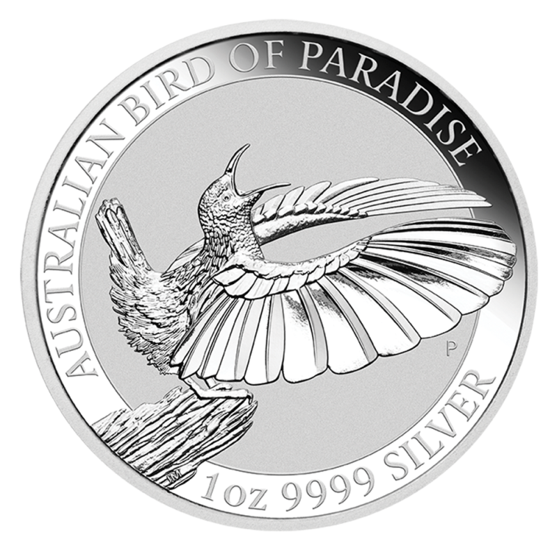 Birds of Paradise Viktoria Paradiesvogel 1 Unze Silbermünze 2018 | differenzbesteuert