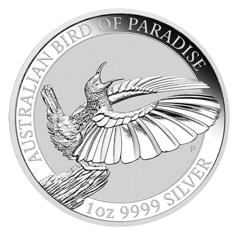 Birds of Paradise Viktoria Paradiesvogel 1oz Silbermünze 2018 differenzbesteuert