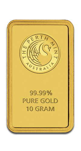 10 Gramm Goldbarren Perth Mint mit Zertifikat