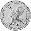 American Eagle 1 Unze Silbermünze 2021 - neues Design Type 2 differenzbesteuert
