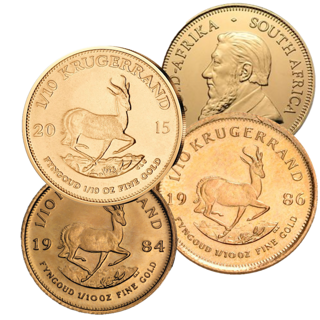 Krügerrand 1/10 Unze Goldmünze | verschiedene Jahre