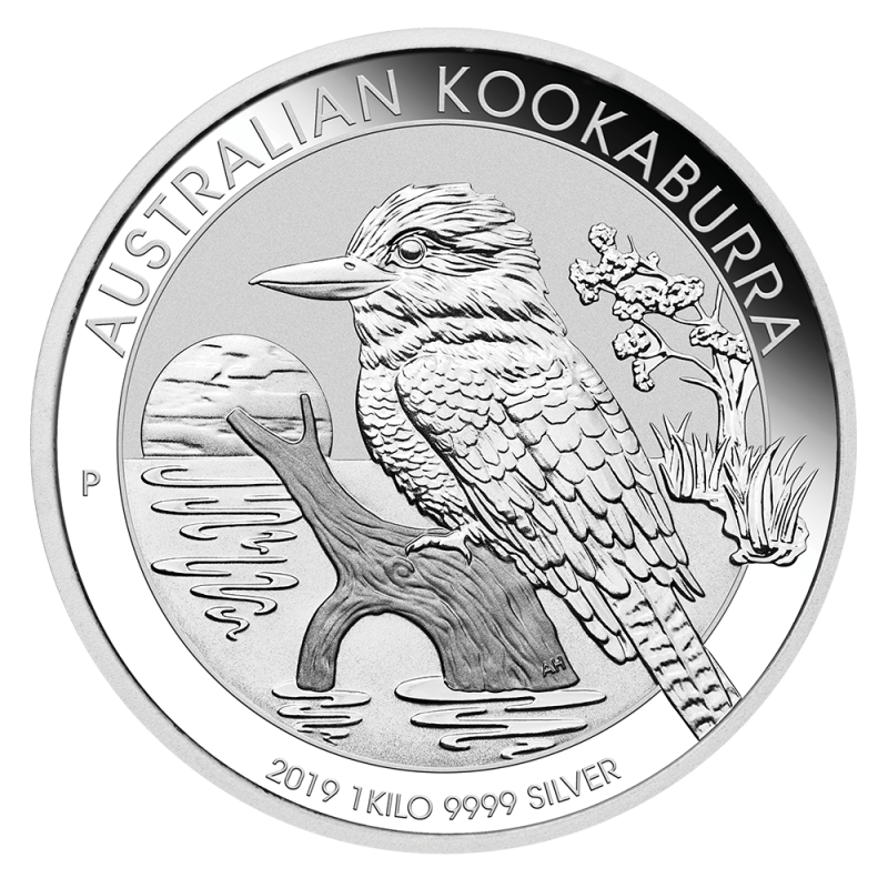 Kookaburra 1kg Silbermünze 2019 differenzbesteuert