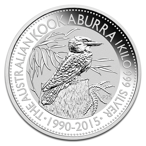 Kookaburra 1kg Silbermünze 2015 differenzbesteuert