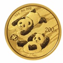 China Panda 15g Goldmünze 2022