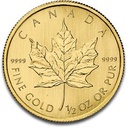 Maple Leaf 1/2 Unze Goldmünze | verschiedene Jahre