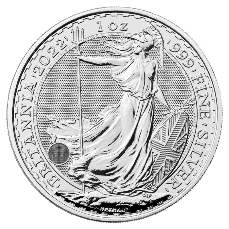 Britannia 1 Unze Silbermünze 2022 differenzbesteuert
