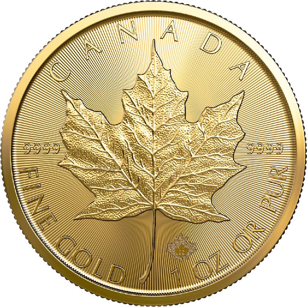 Maple Leaf 1 Unze Goldmünze 2022