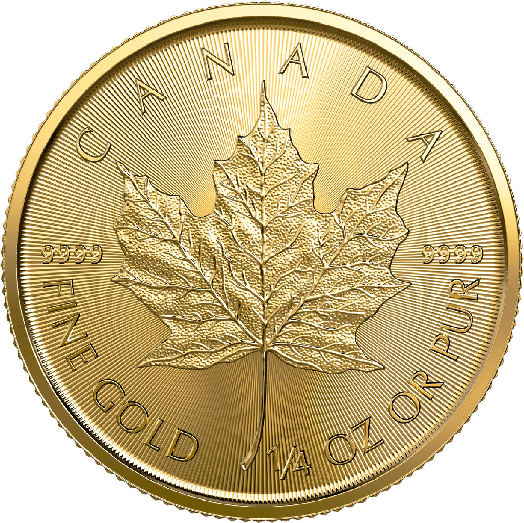 Maple Leaf 1/4 Unze Goldmünze 2022