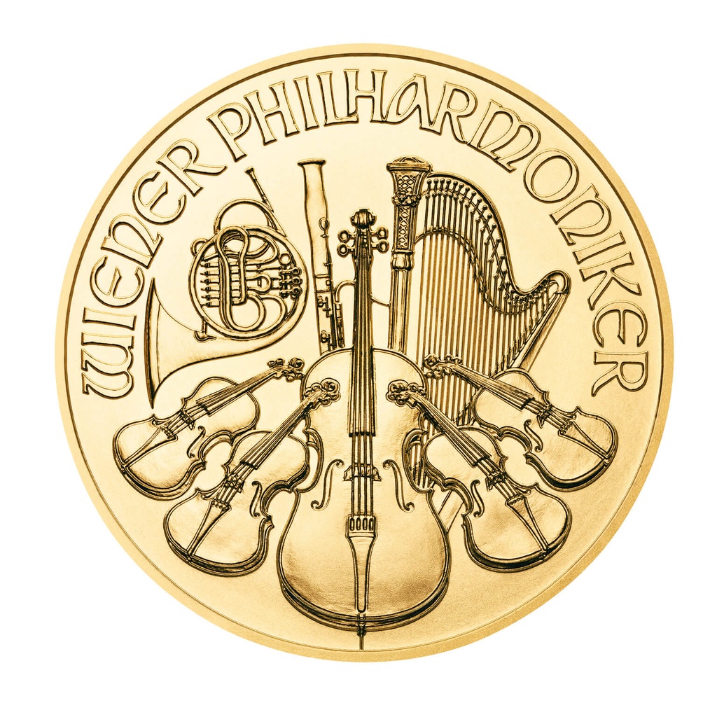 Wiener Philharmoniker 1/10 Unze Goldmünze 2022