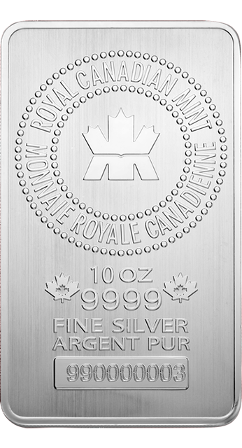 Royal Canadian Mint 10 Unzen Silberbarren