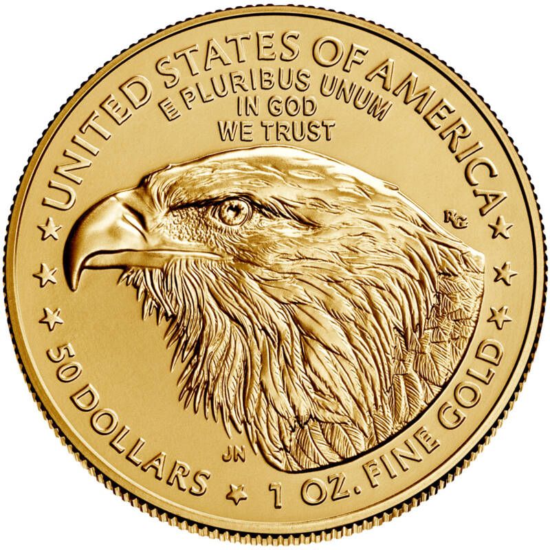 American Eagle 1 Unze Goldmünze 2021 Type 2