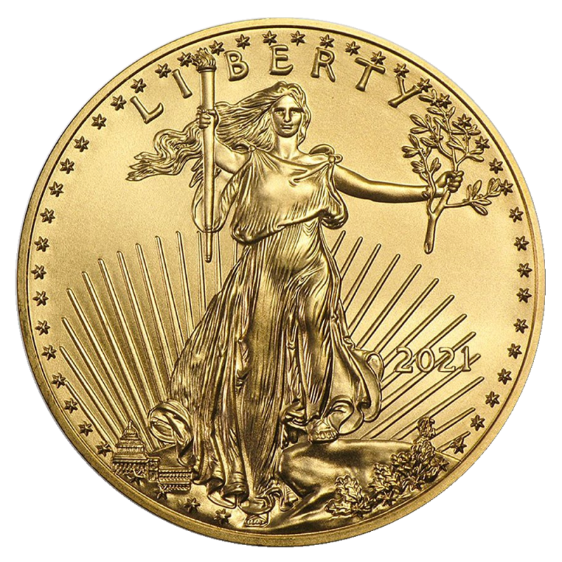 American Eagle 1/2 Unze Goldmünze 2021 Type 2