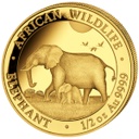 Somalia Elefant 1/2 Unze Goldmünze 2022