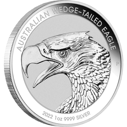 Wedge-Tailed Eagle 1 Unze Silbermünze 2022 | differenzbesteuert