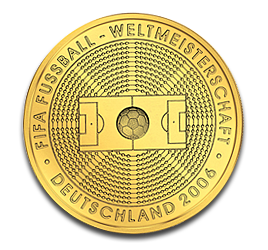 100 Euro FIFA-Weltmeisterschaft 1/2oz Goldmünze 2005 | Deutschland