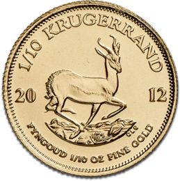 Krügerrand 1/10oz Goldmünze 2012