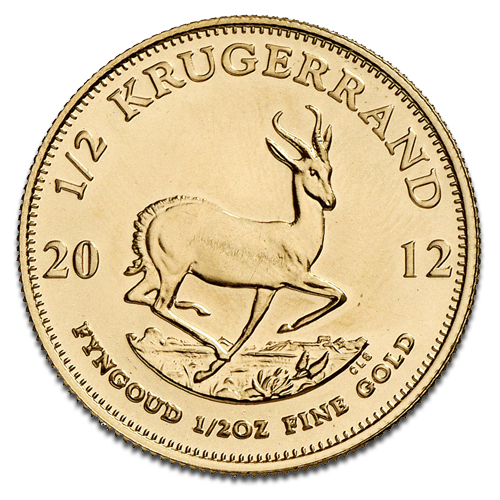 Krügerrand 1/2oz Goldmünze 2012