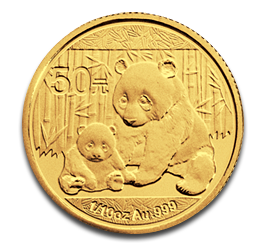 China Panda 1/10oz Goldmünze 2012