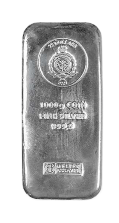 1 kilo Silber Münzbarren Niue Argor Heraeus differenzbesteuert