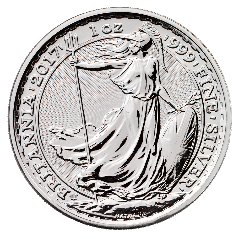 20 Jahre Jubiläum Britannia 1 Unze Silbermünze 2017 differenzbesteuert