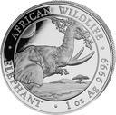Somalia Elefant 1 Unze Silbermünze 2023 | differenzbesteuert
