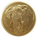 Südafrika Big Five - Elefant 1 Unze Goldmünze 2022