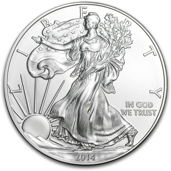 American Eagle 1oz Silbermünze verschiedene Jahre differenzbesteuert