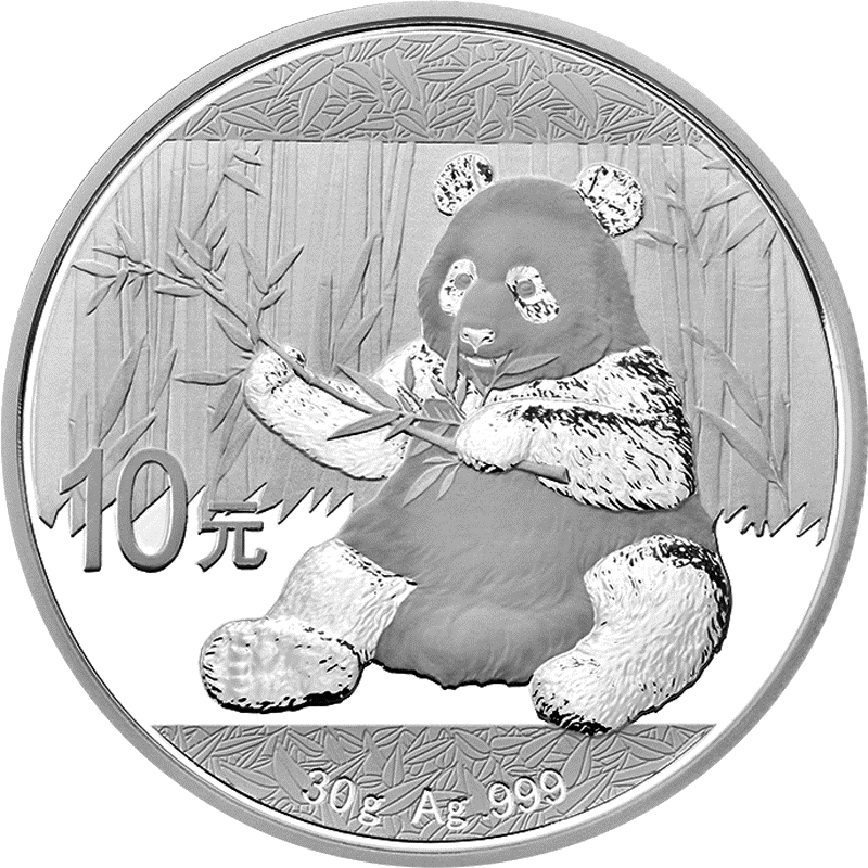 China Panda 30g Silbermünze 2017 | differenzbesteuert