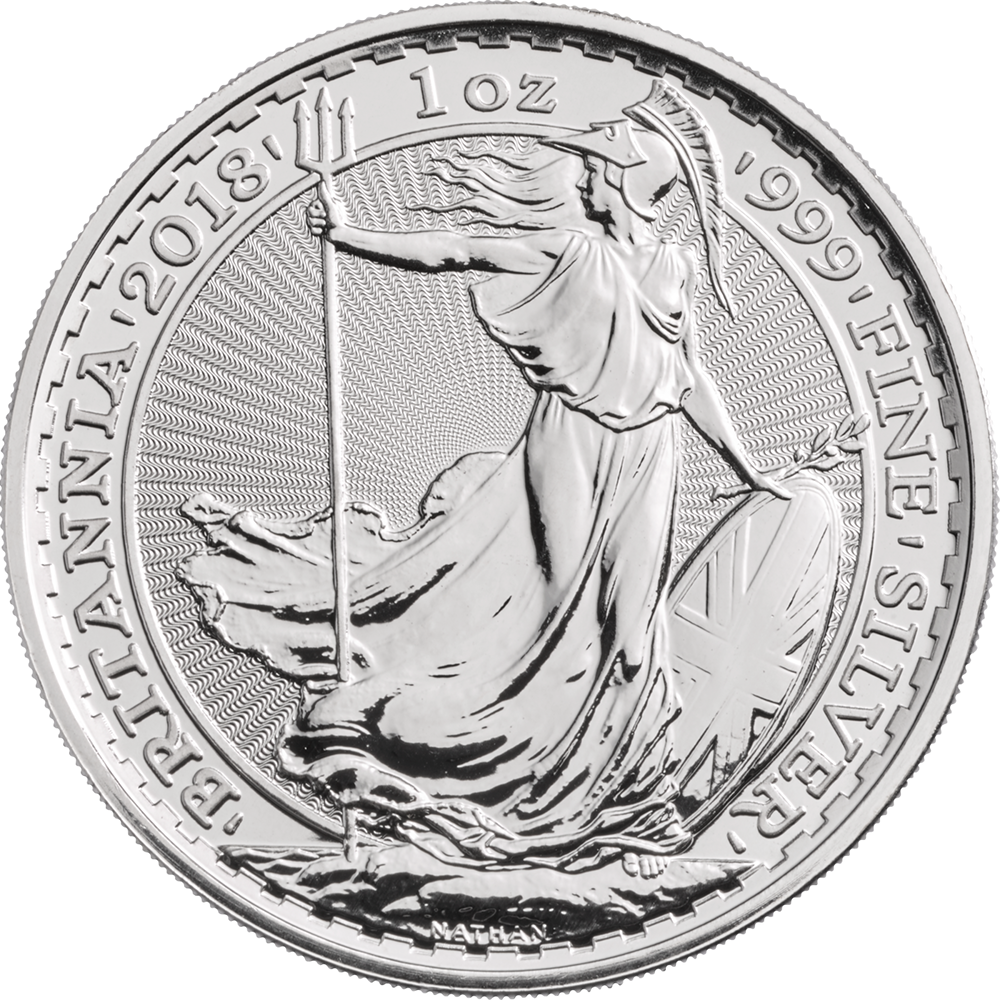 Britannia 1 Unze Silbermünze 2018 differenzbesteuert